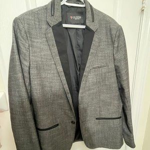 Guess Classy & Casual Grey Blazer Size Large